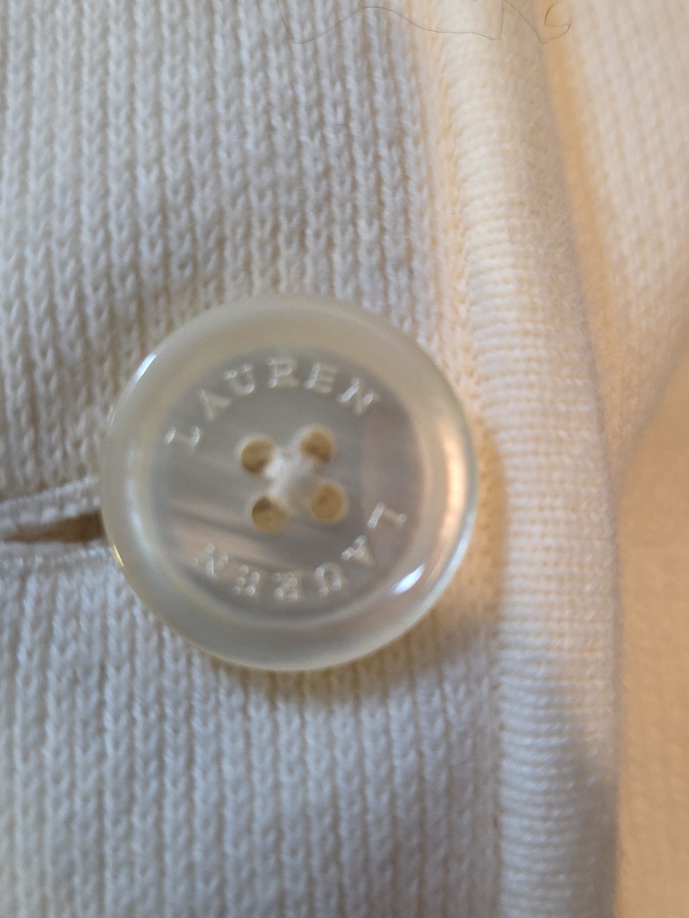 Lauren Ralph Lauren Cream Sweater - Picture 6 of 6